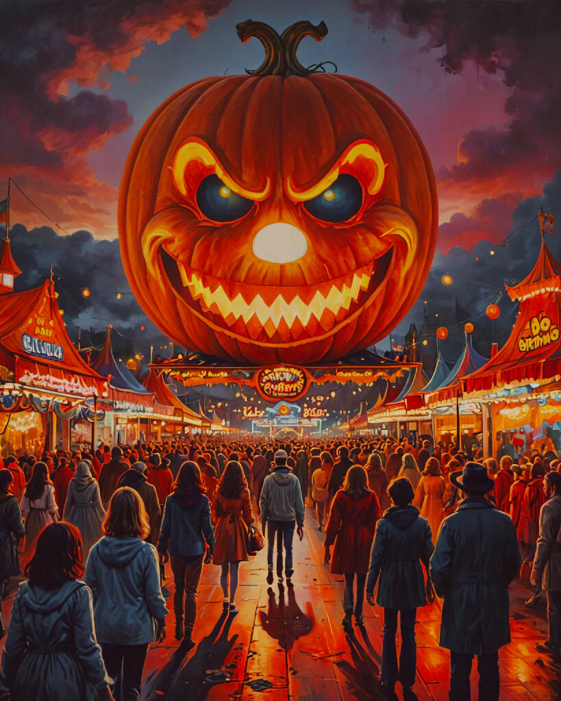 1970s B-Movie Halloween poster