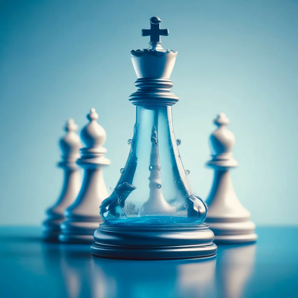 2 Images-King & Queen of Chess