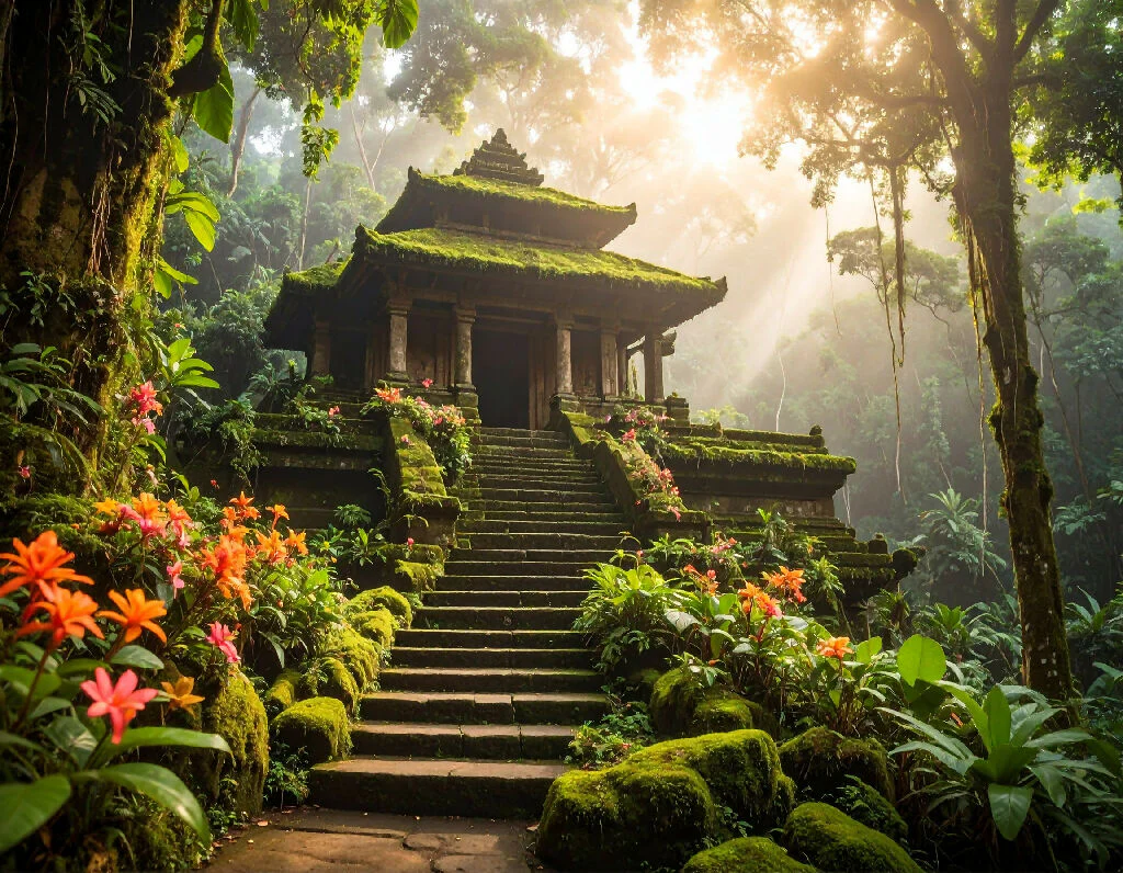 A Ancient temple hidden deep in the jungle - Image 2