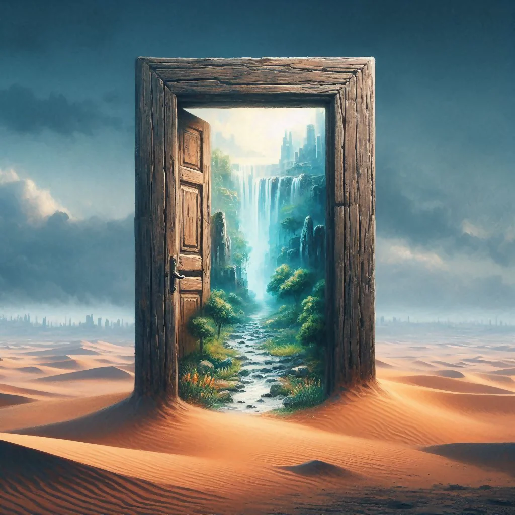 A Desert Door to Another Dimension