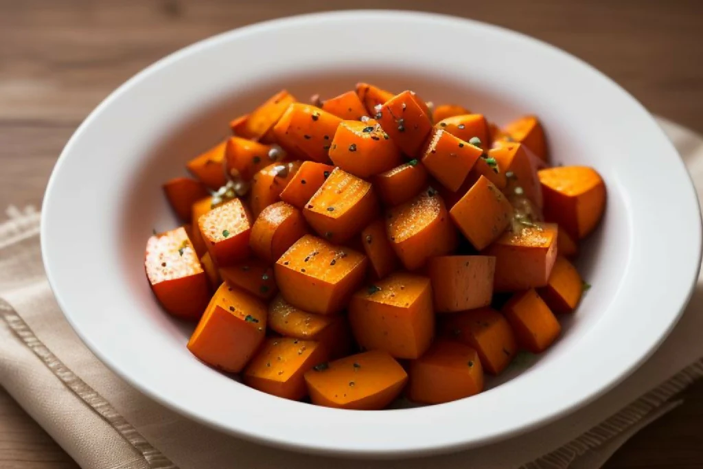 A Plate of Sweet Potatoes