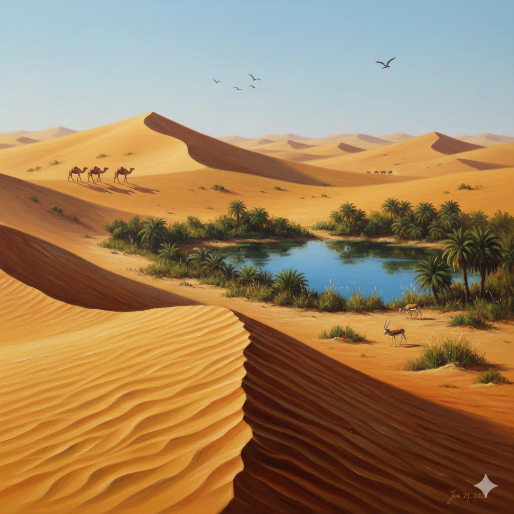 A portion of sahara desert
