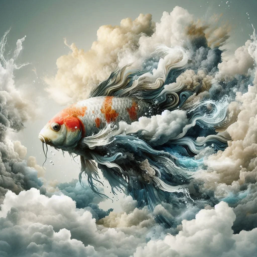 A Surreal Journey Through the Clouds