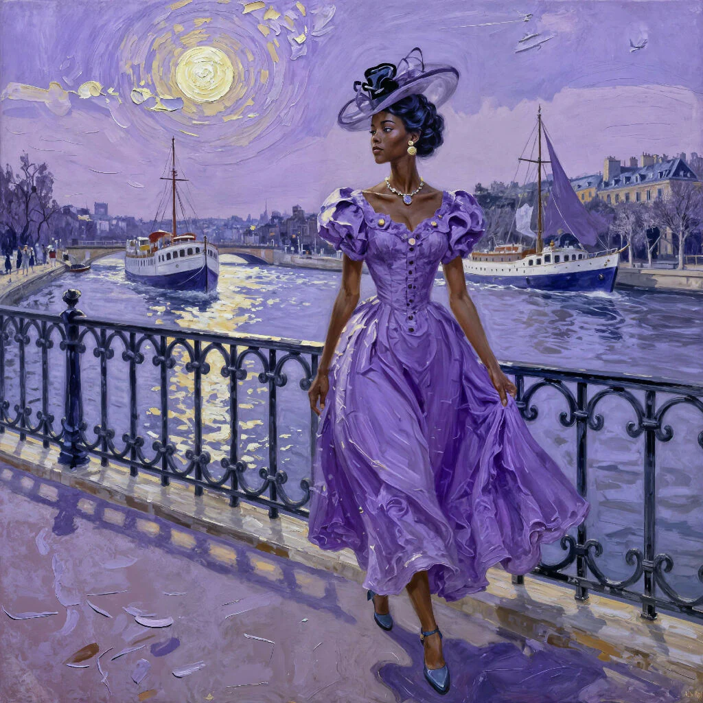 "A Woman In Purple"