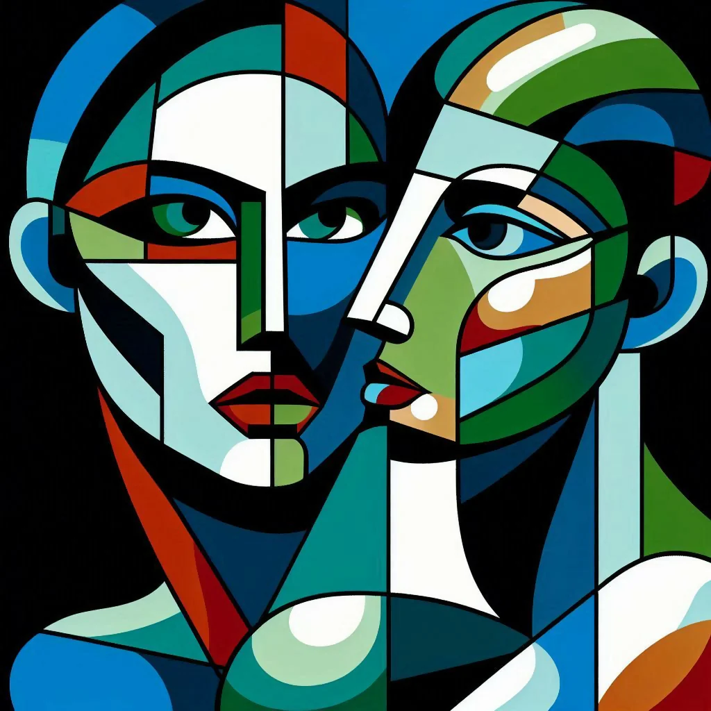 Abstract Cubist Portraits - Modern Art Masterpieces - Image 4