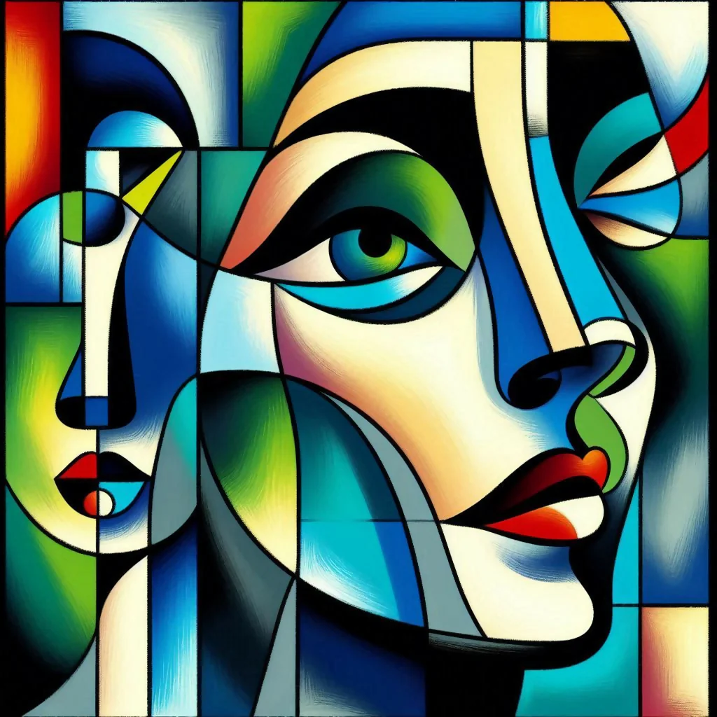 Abstract Cubist Portraits - Modern Art Masterpieces - Image 6