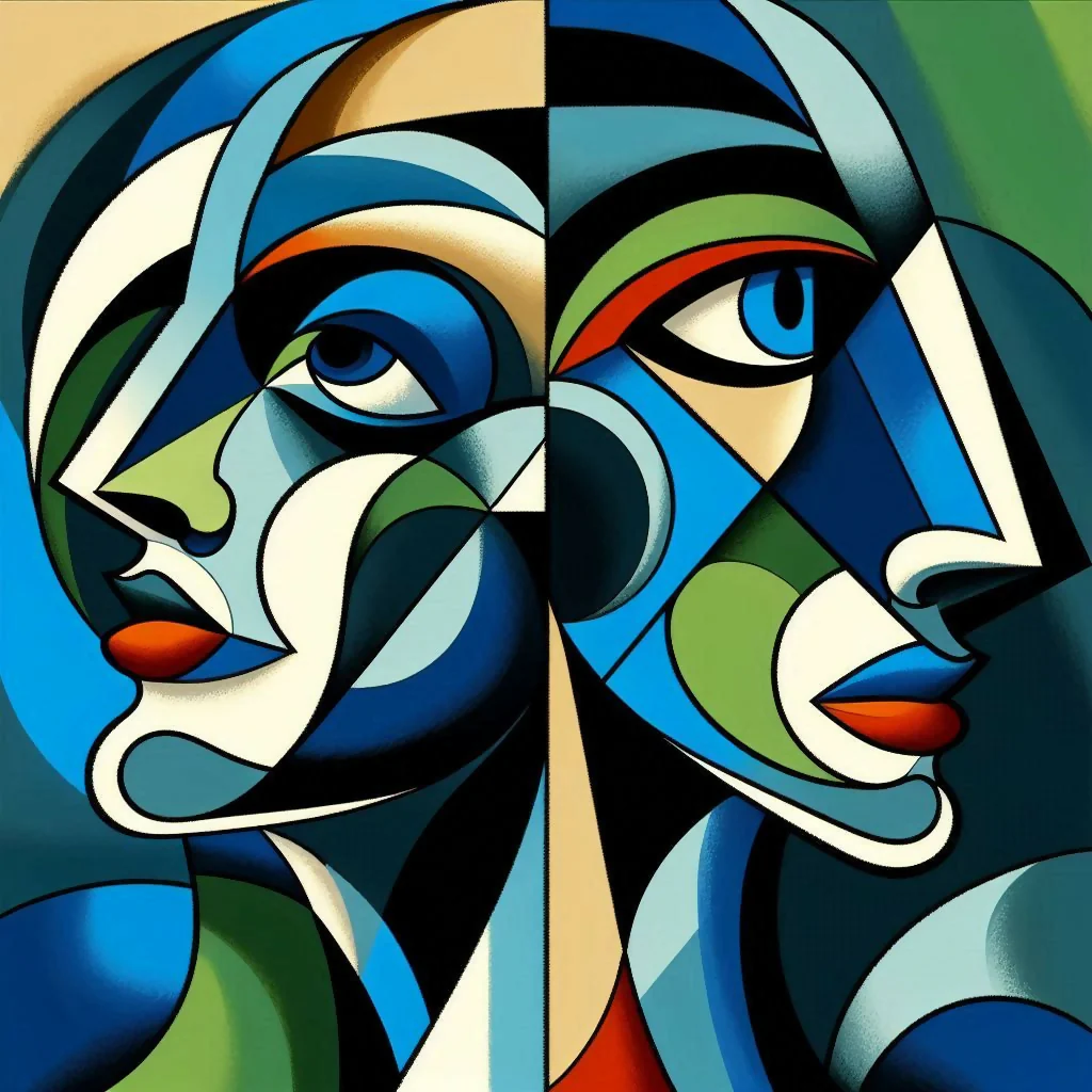 Abstract Cubist Portraits - Modern Art Masterpieces - Image 8