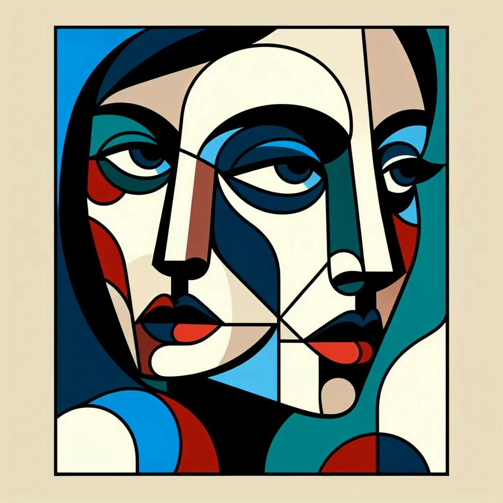Abstract Cubist Portraits - Modern Art Masterpieces - Image 9