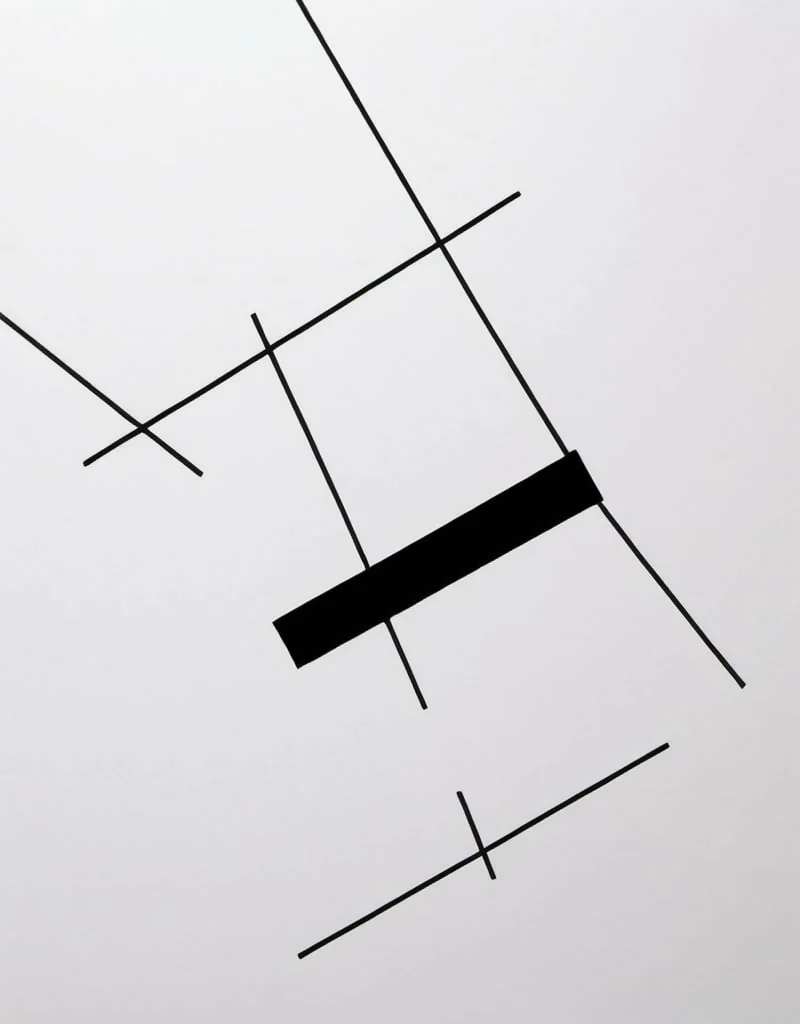 Abstract Minimalism Line Drawing
