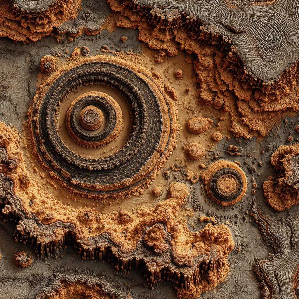 Abstract Organic Geometry – Fractal Earthforms IV