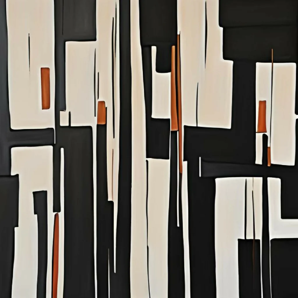 Abstract painting art decoration acrylic #11 - Image 8