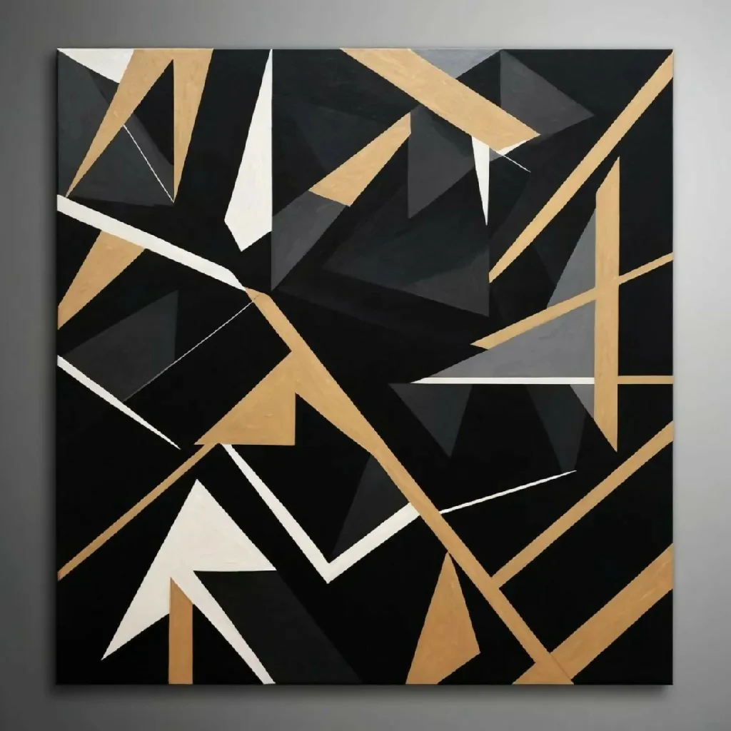 Abstract painting art decoration acrylic #9# - Image 3