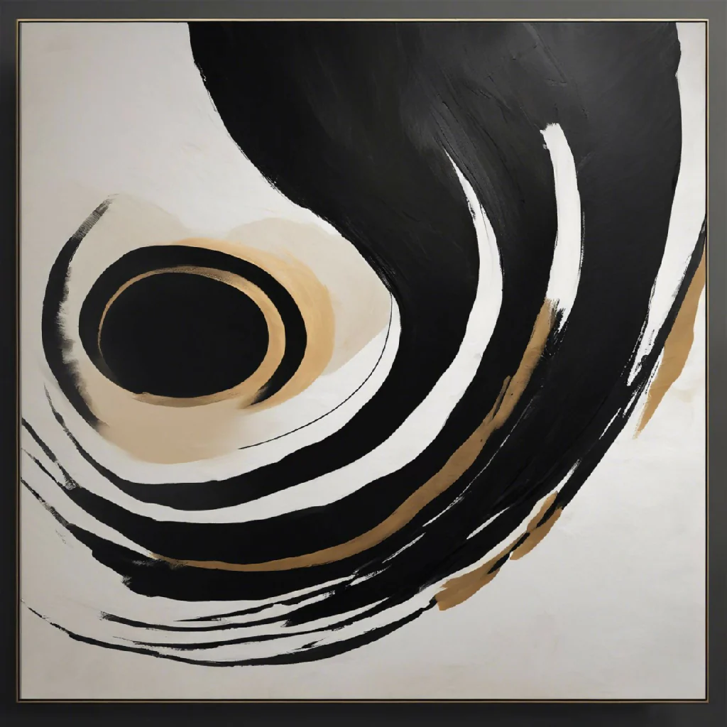Abstract painting art decoration acrylic #9# - Image 8
