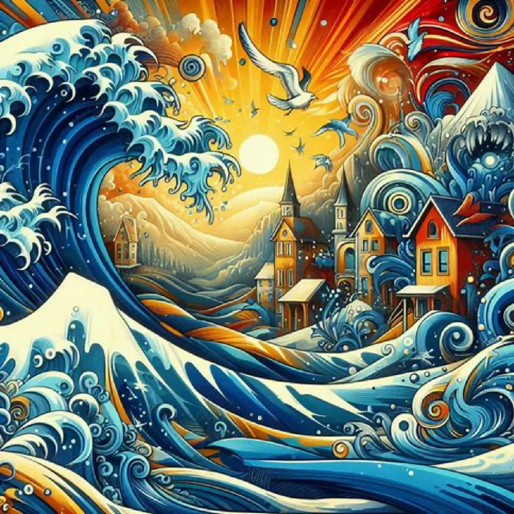 Abstract painting art landscape nature - Image 10