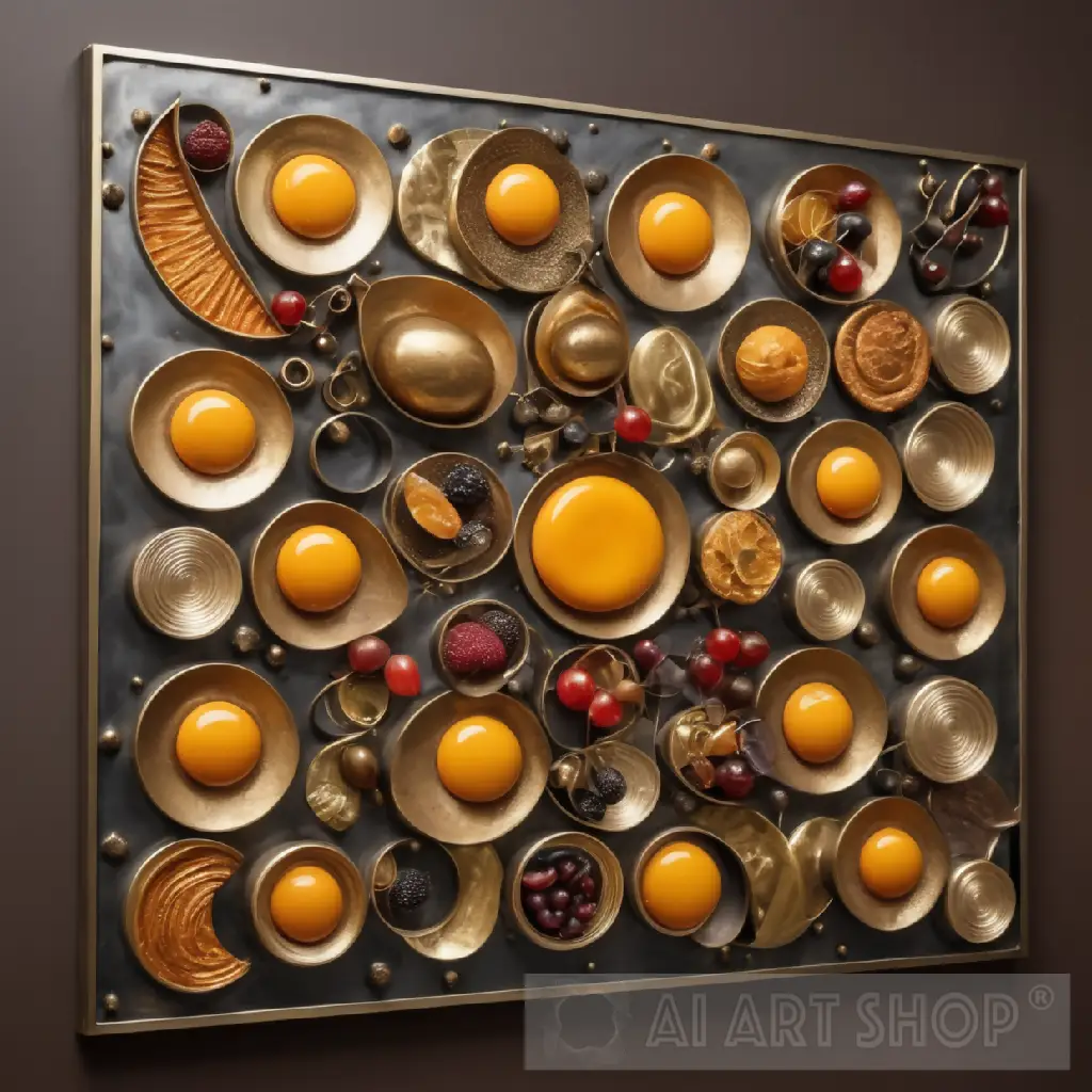 Abstract painting art metal - Image 5