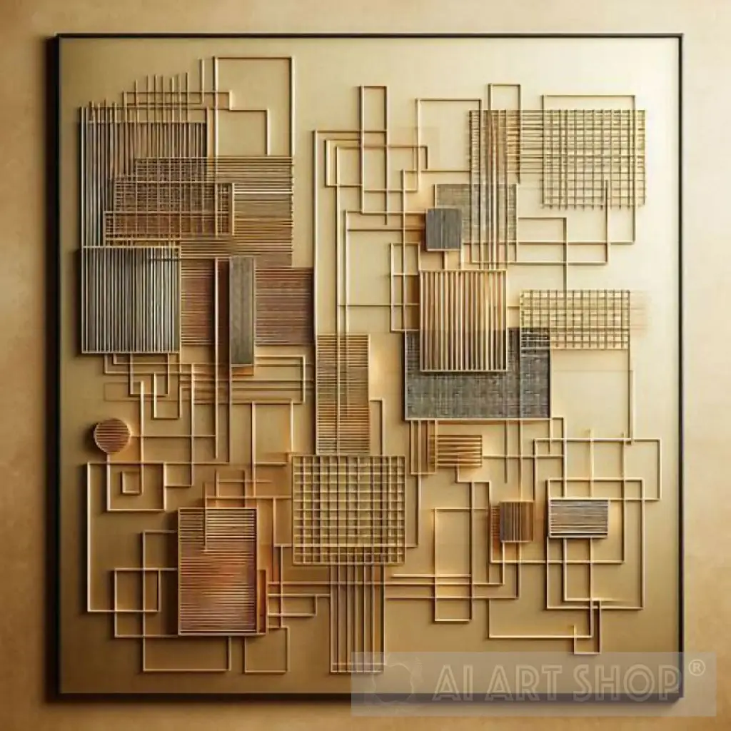 Abstract painting art metal - Image 6