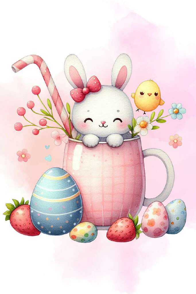 Adorable Watercolor Juice Artwork 2