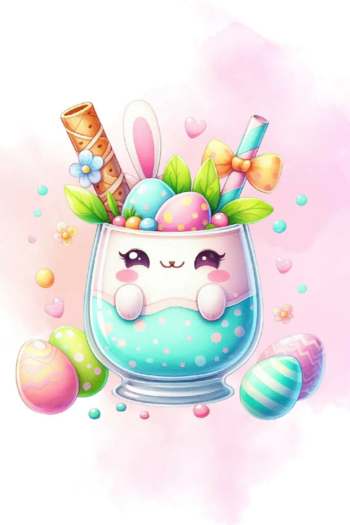 Adorable Watercolor Juice Artwork 3