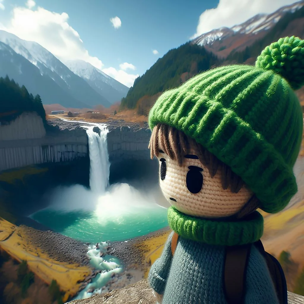 adventurer in felted style