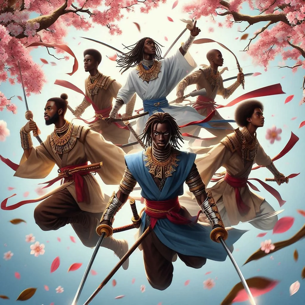 African Wuxia Characters