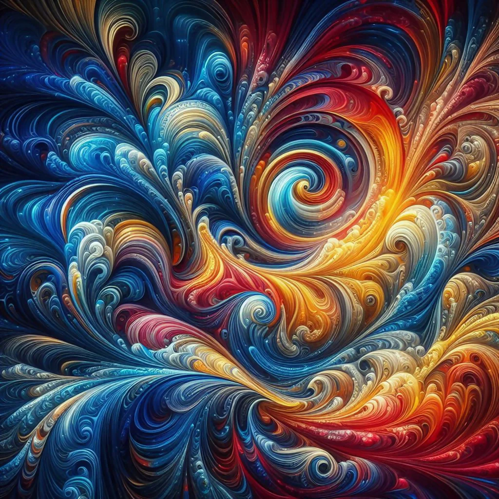 AI abstract painting