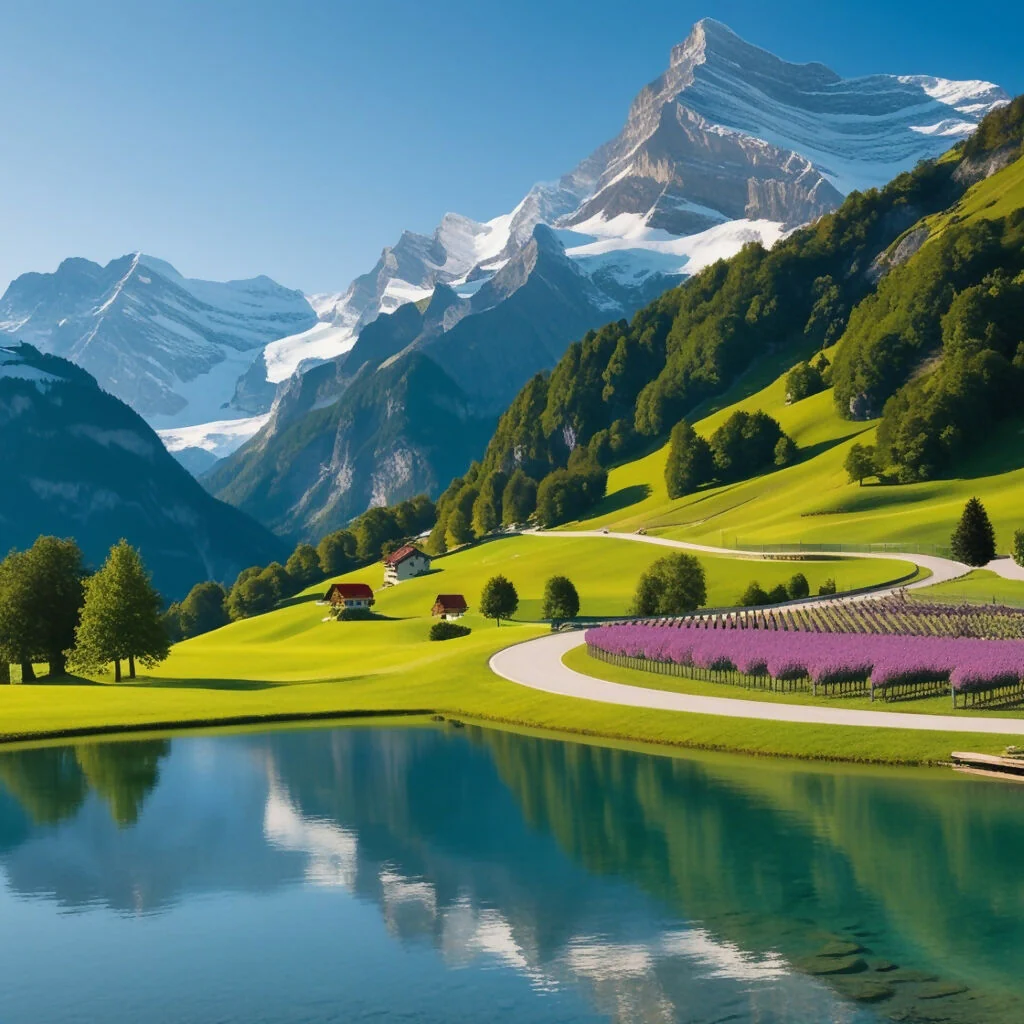 "Alpine Paradise" or "Swiss Mountain Majesty"