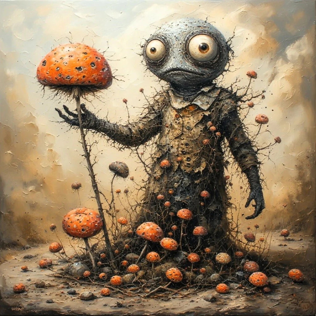 Among the many mushrooms
