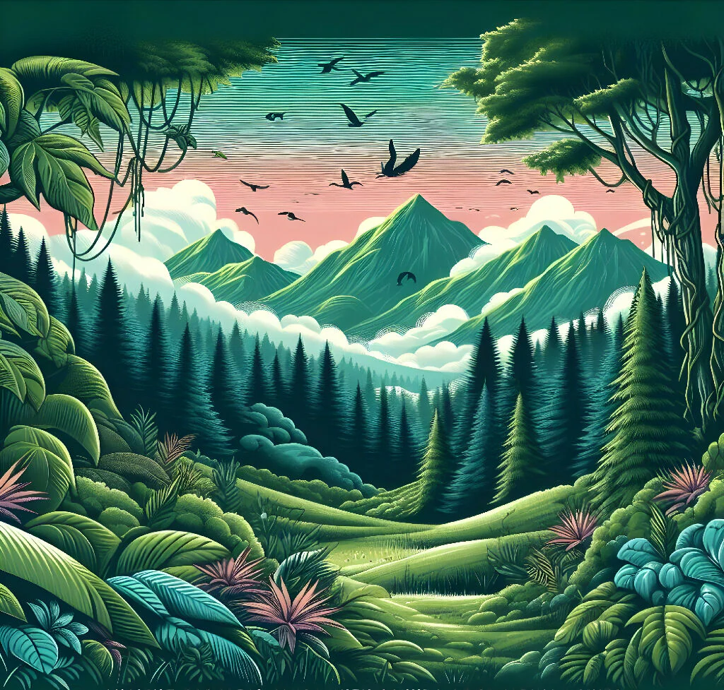 ANCIENT FORESTS ECHO WITH SOUNDS OF RUSTLING LEAVES(SERIES 1)