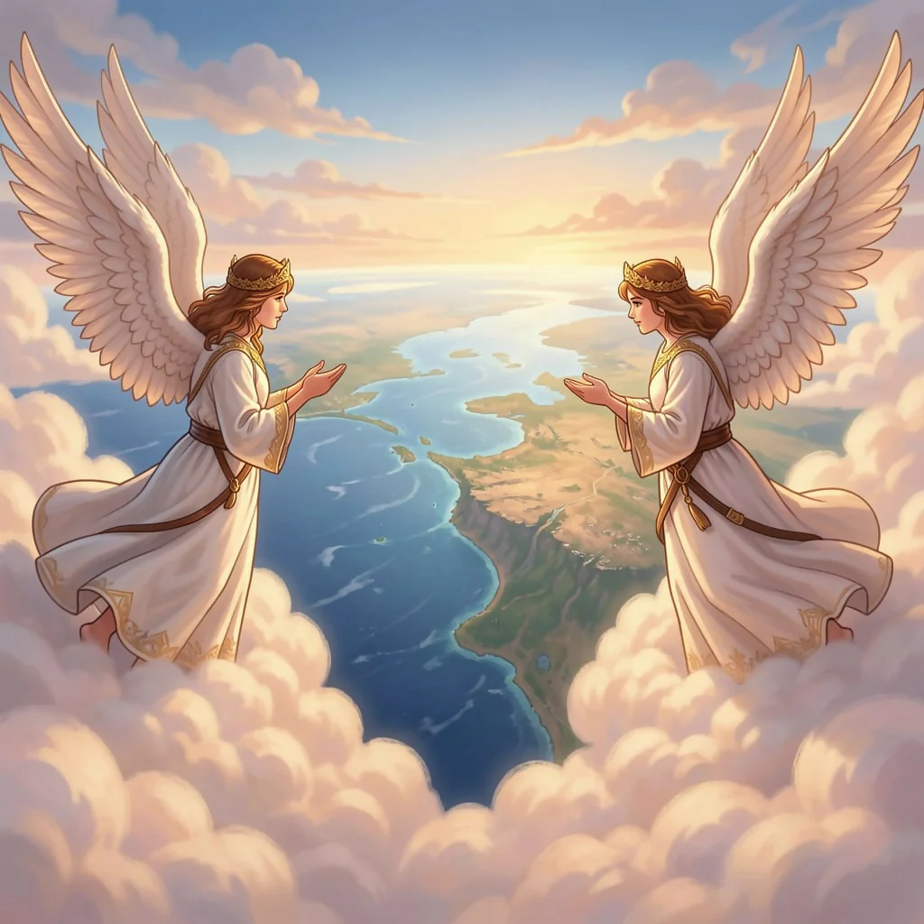 Angels Above the Horizon