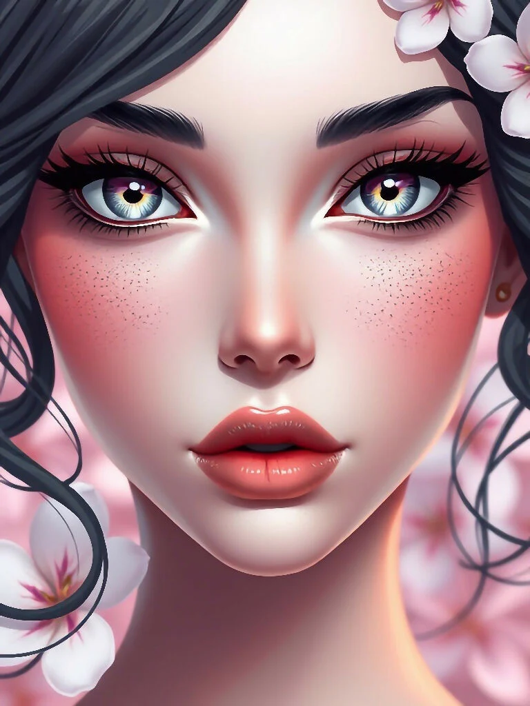 Anime girl portrait No. 2