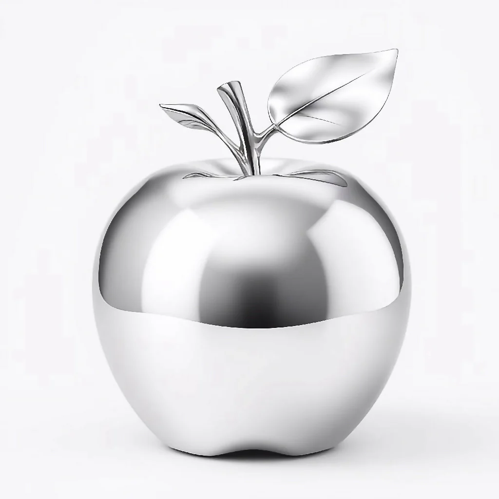 Apple in decorative design No. 2