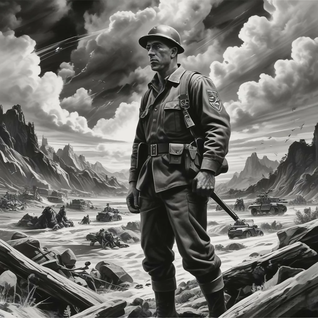Army Soldier in WW2