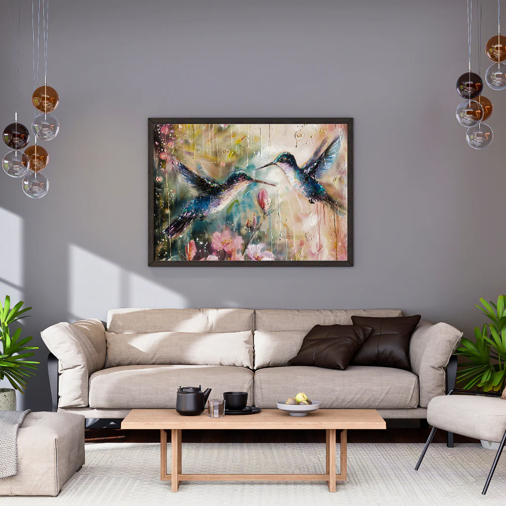 Art by LumenForge – Emerald Hummingbirds Symphony - Image 5
