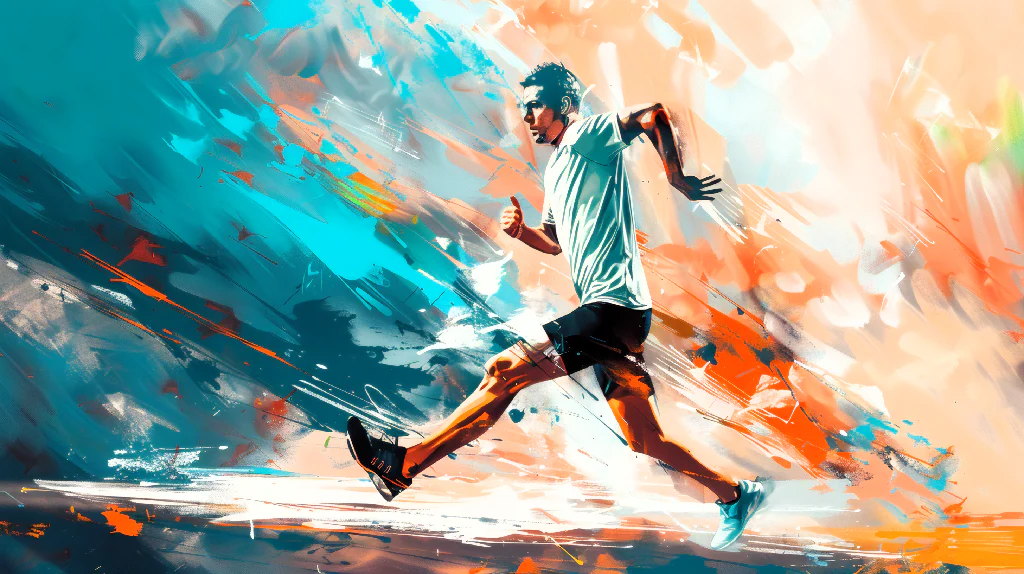 Art By LumenForge – Marathon Runner Energy