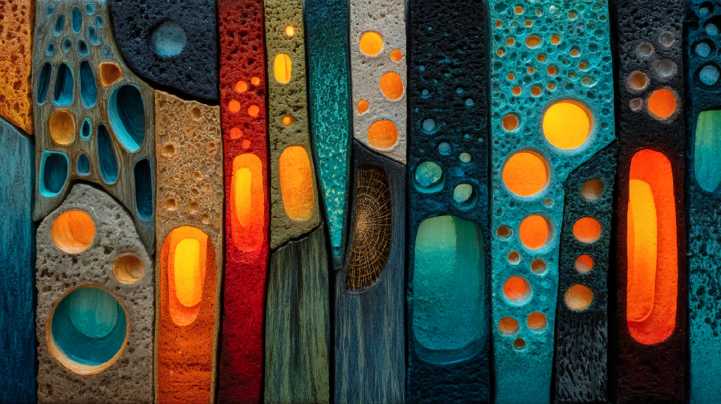 Art By LumenForge – Organic Luminous Texture
