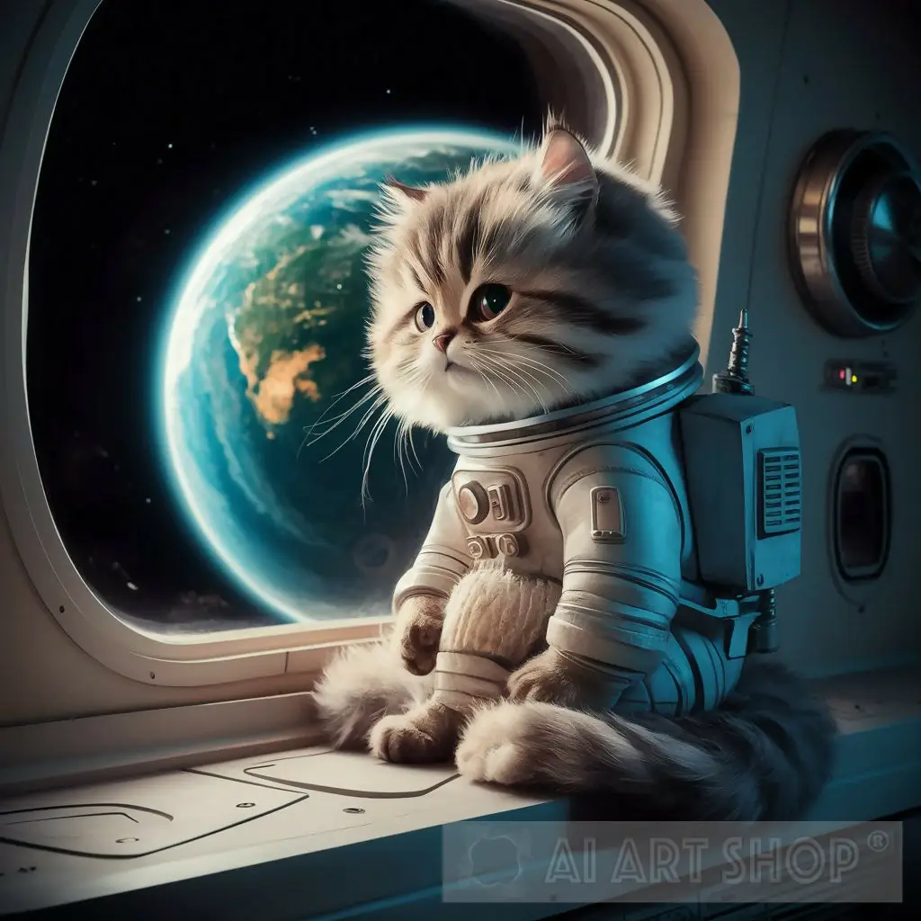 Astro-Cat: A Feline Space Explorer - Image 2