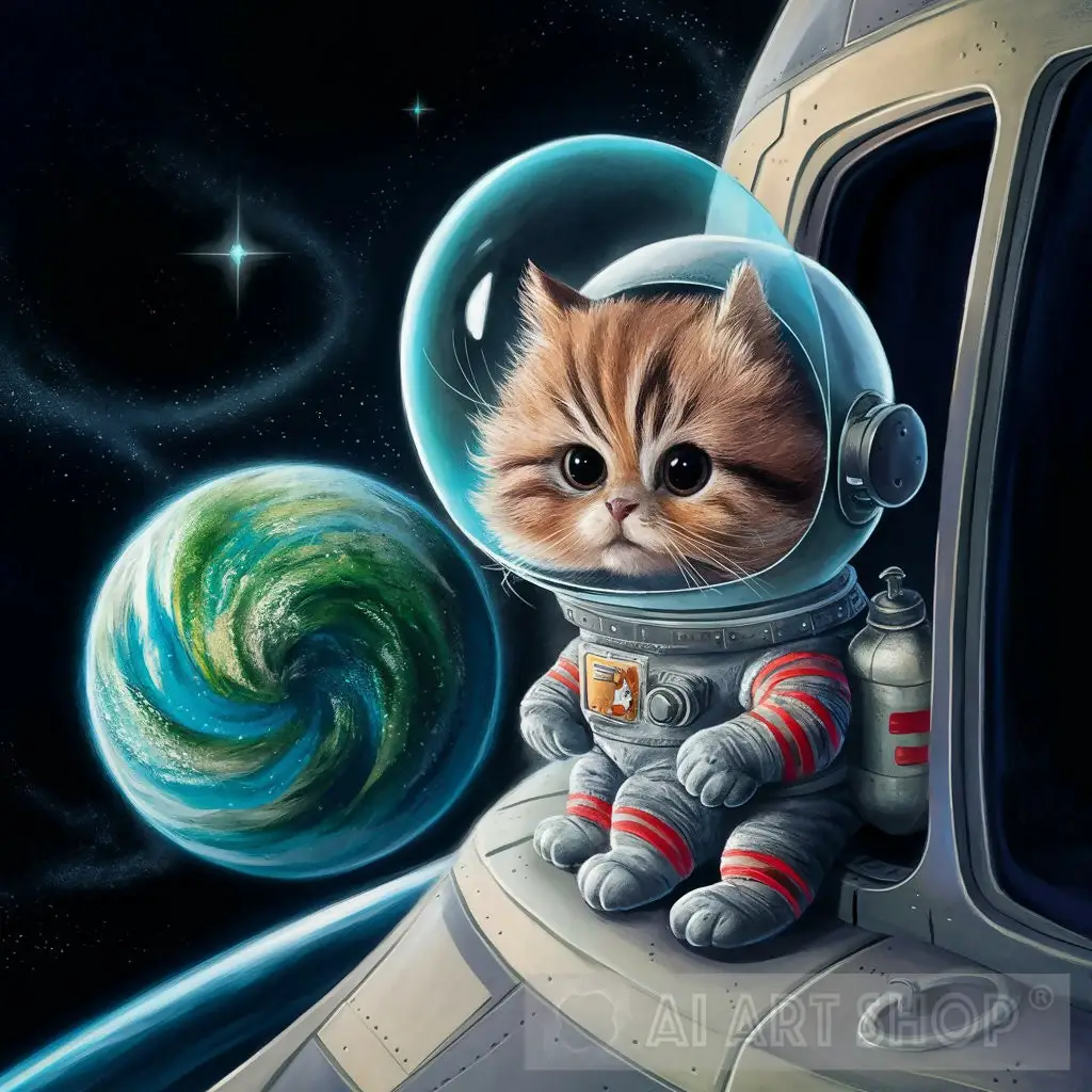 Astro-Cat: A Feline Space Explorer - Image 3