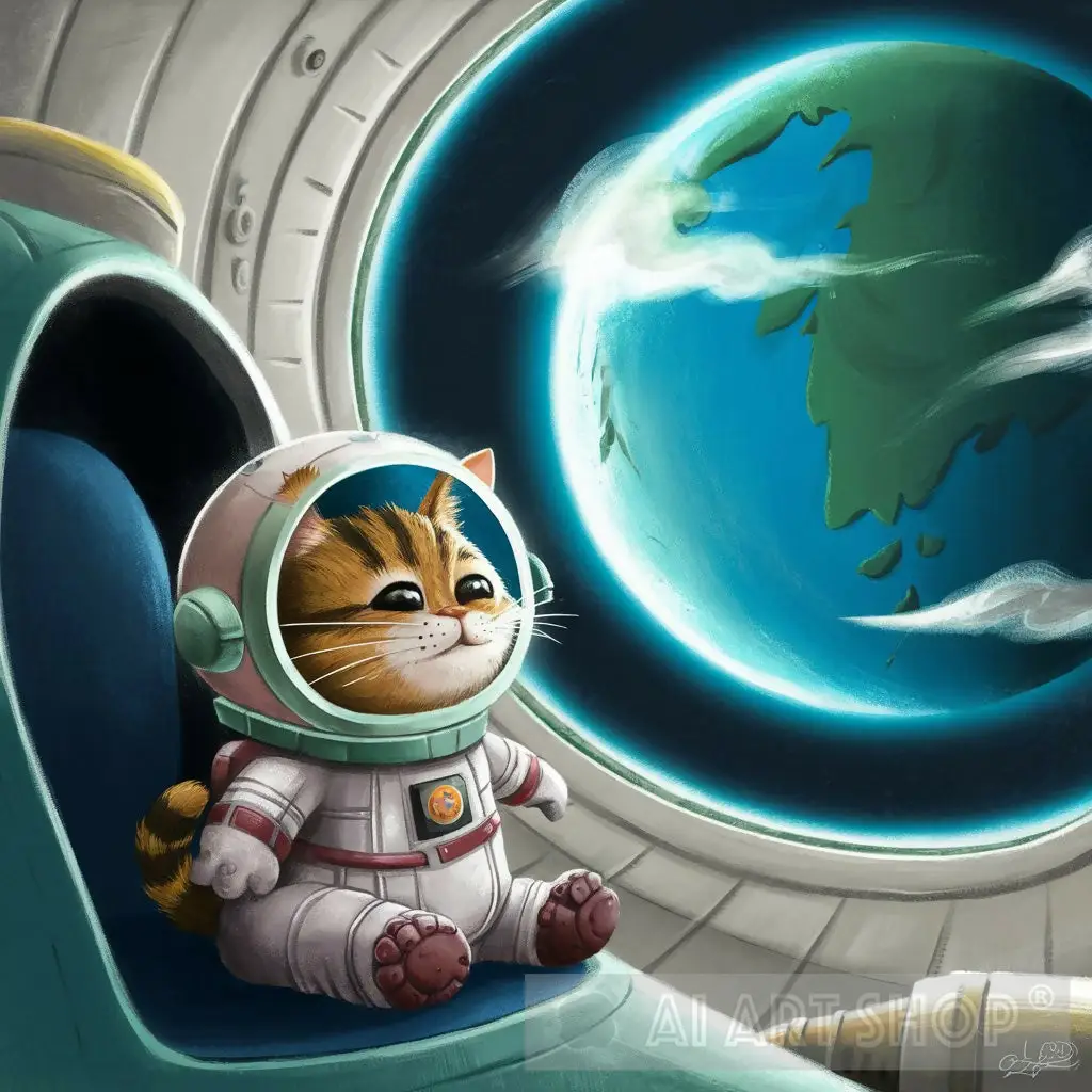 Astro-Cat: A Feline Space Explorer - Image 4