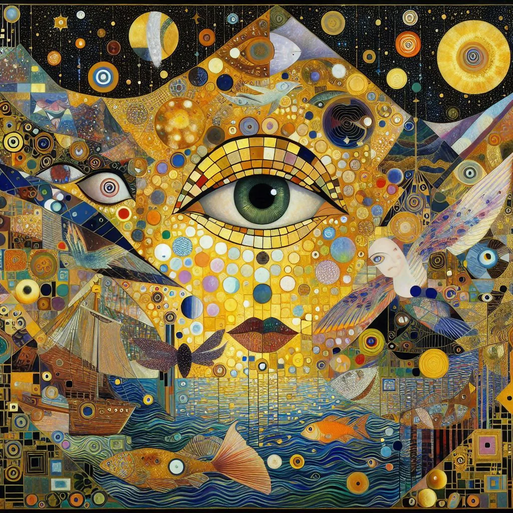 Kaleidoskop-Auge