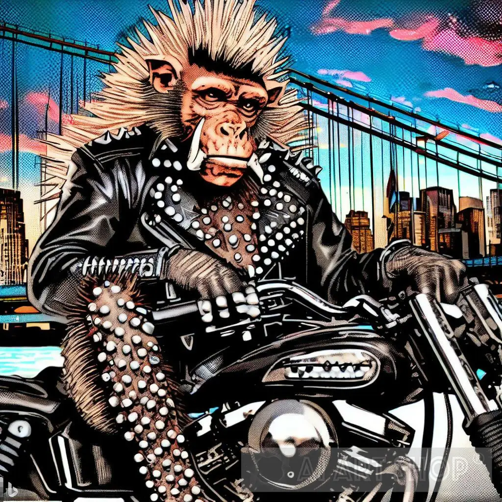 BABOON PUNK ROCK 6