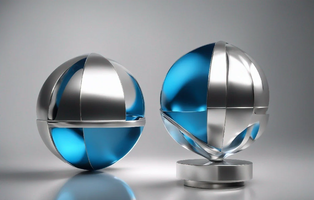 Balance concept with 3d balls No. 5