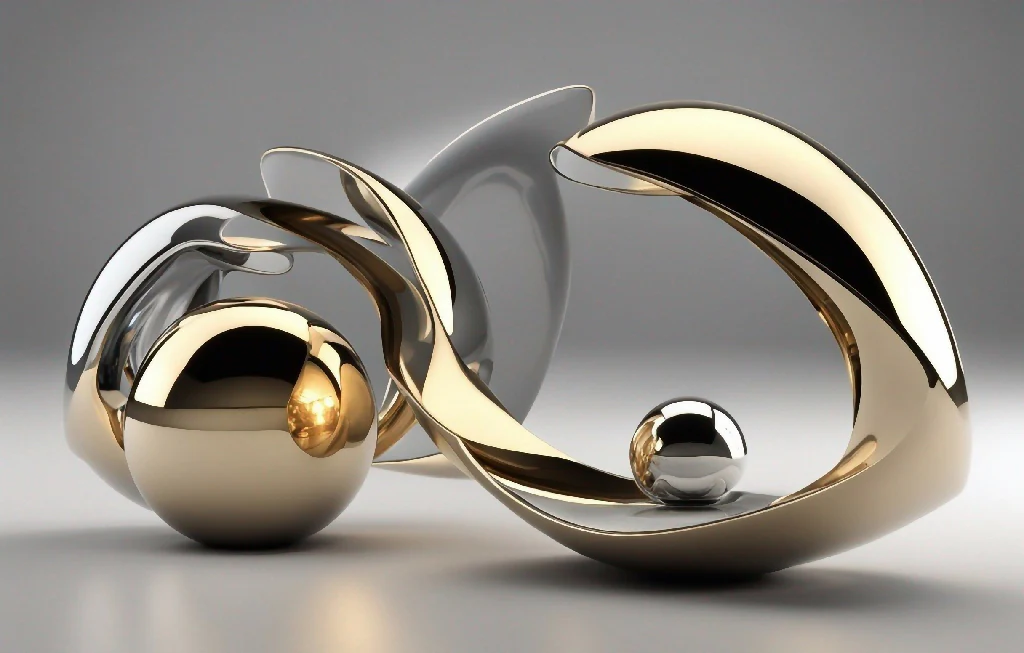 Balance concept with 3d balls No. 6