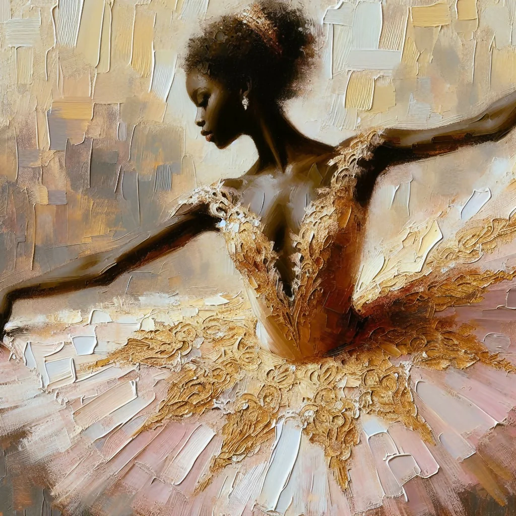 Ballerina in Pink and Lace 2