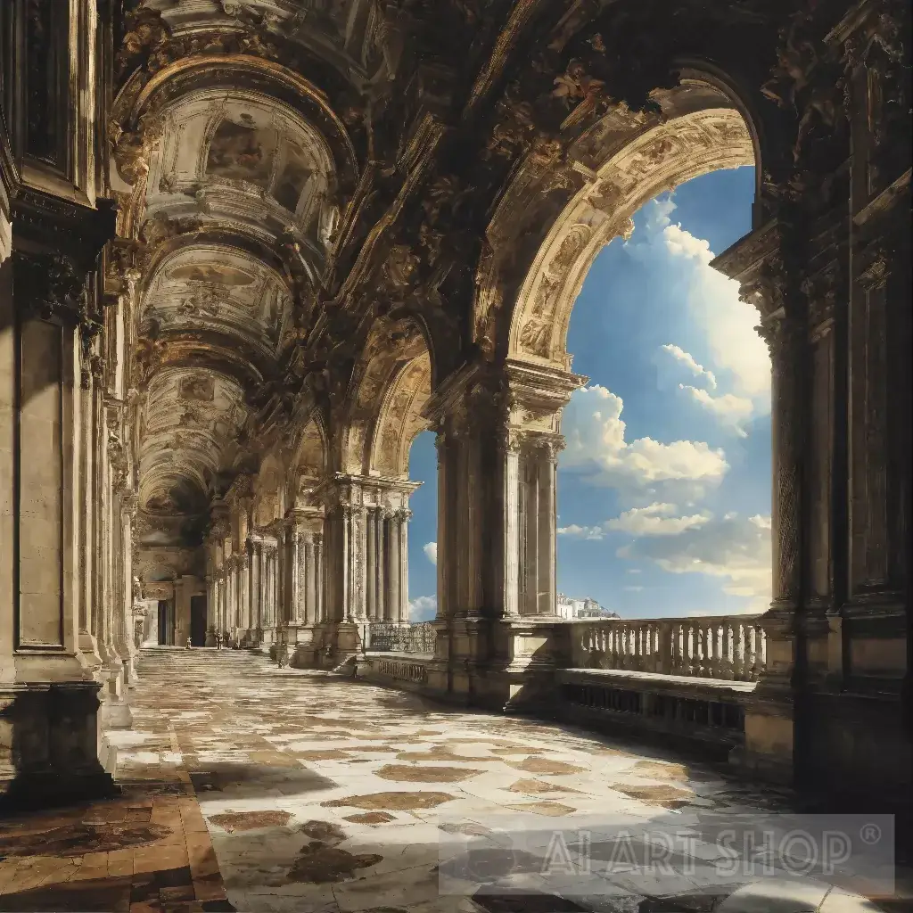 Baroque Splendor under the Blue Sky - Image 2