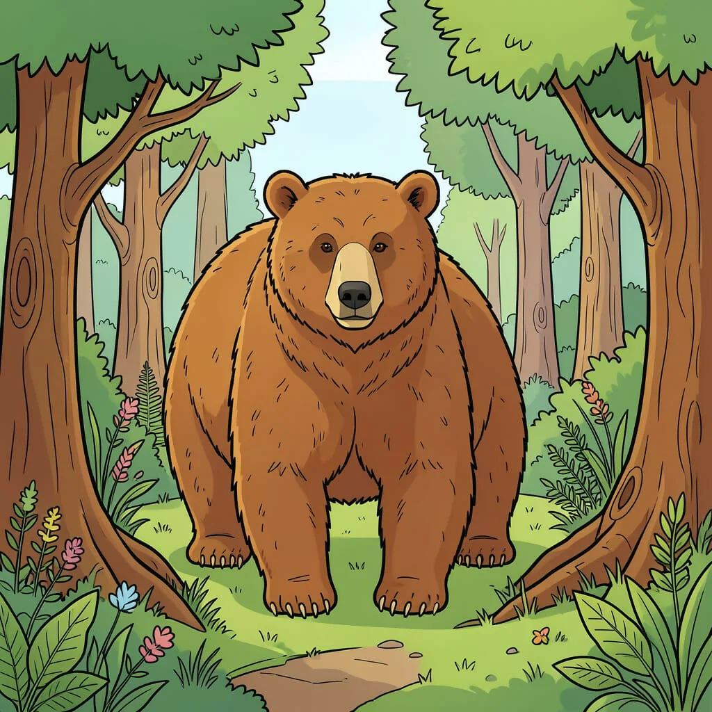 Bear of the Sunlit Trail