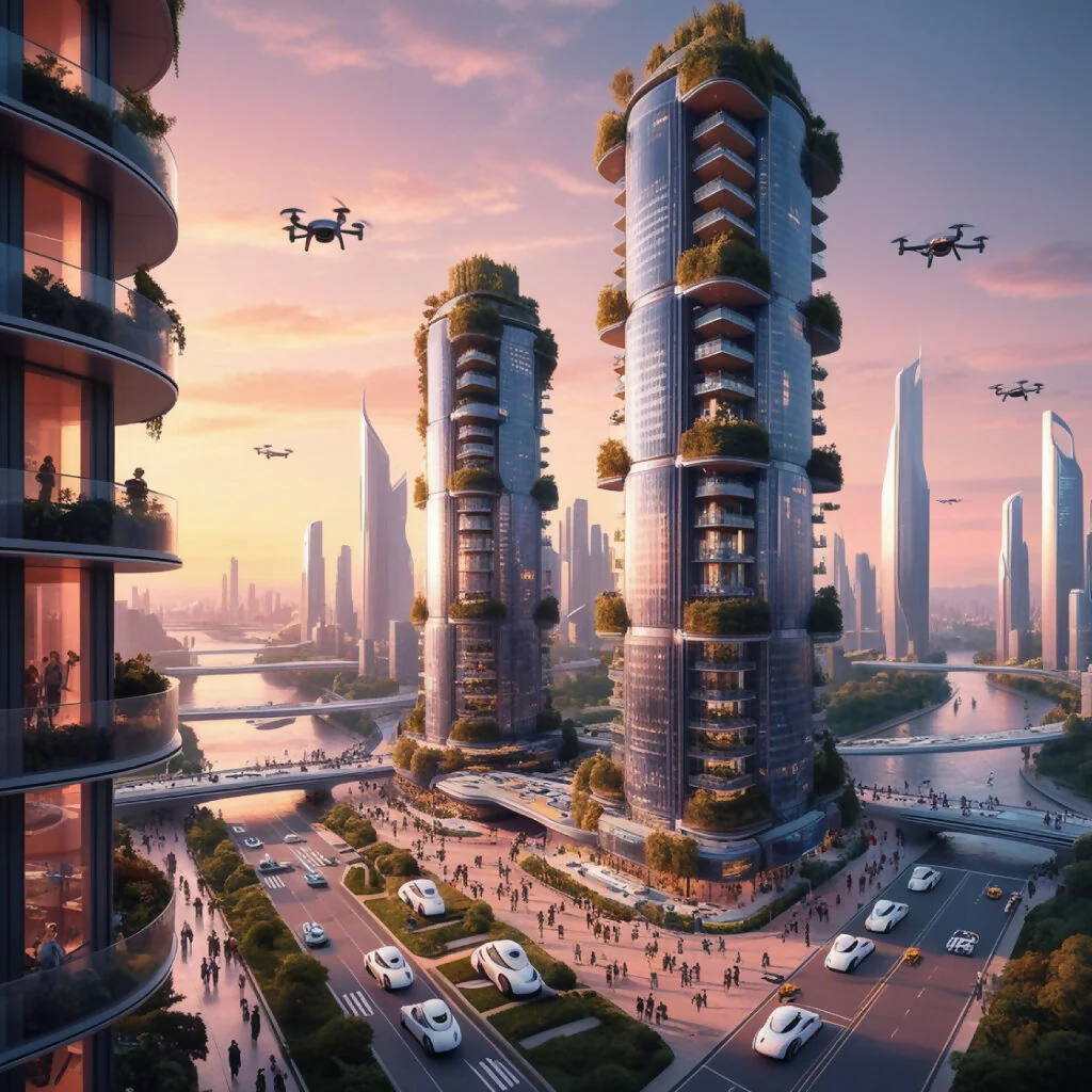 Beautiful Futuristic Landscape