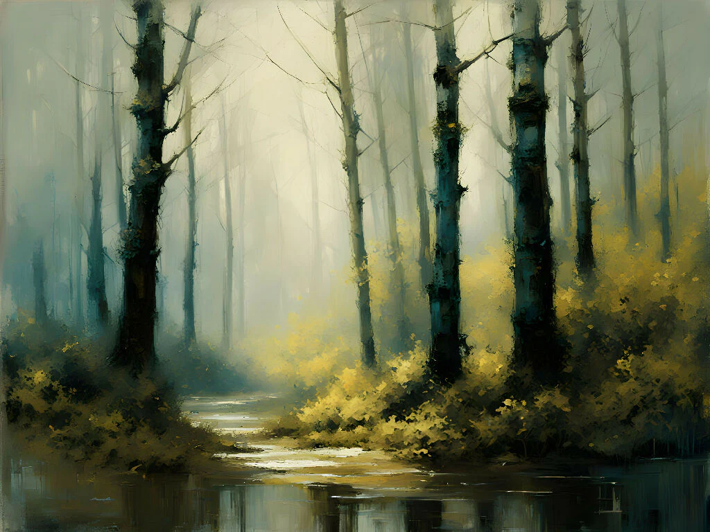 Birch Landscape nature's masterpiece