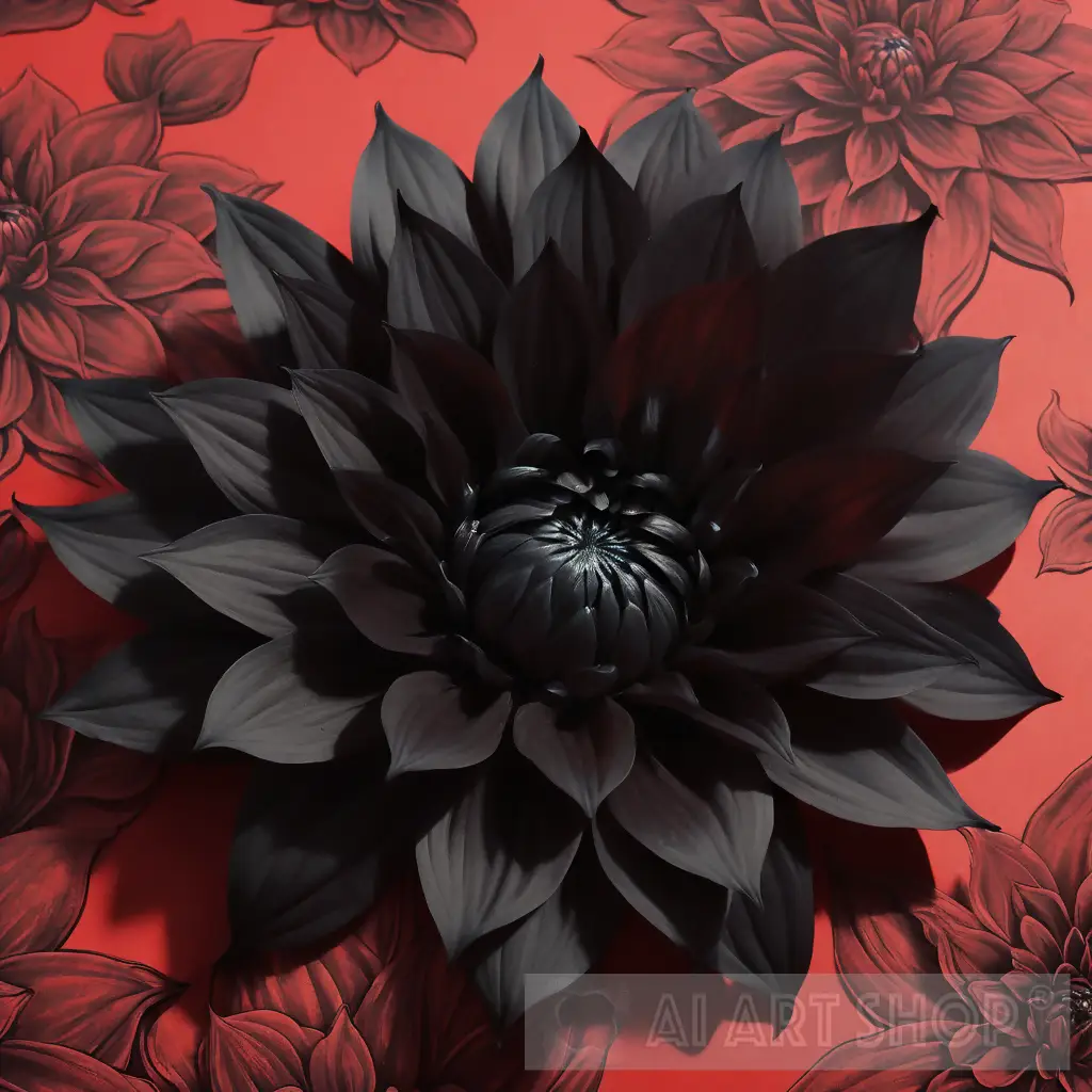 black dahlia Flower