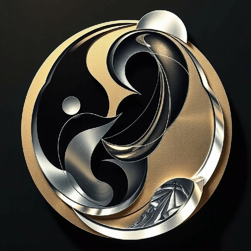Black gold design No. 1