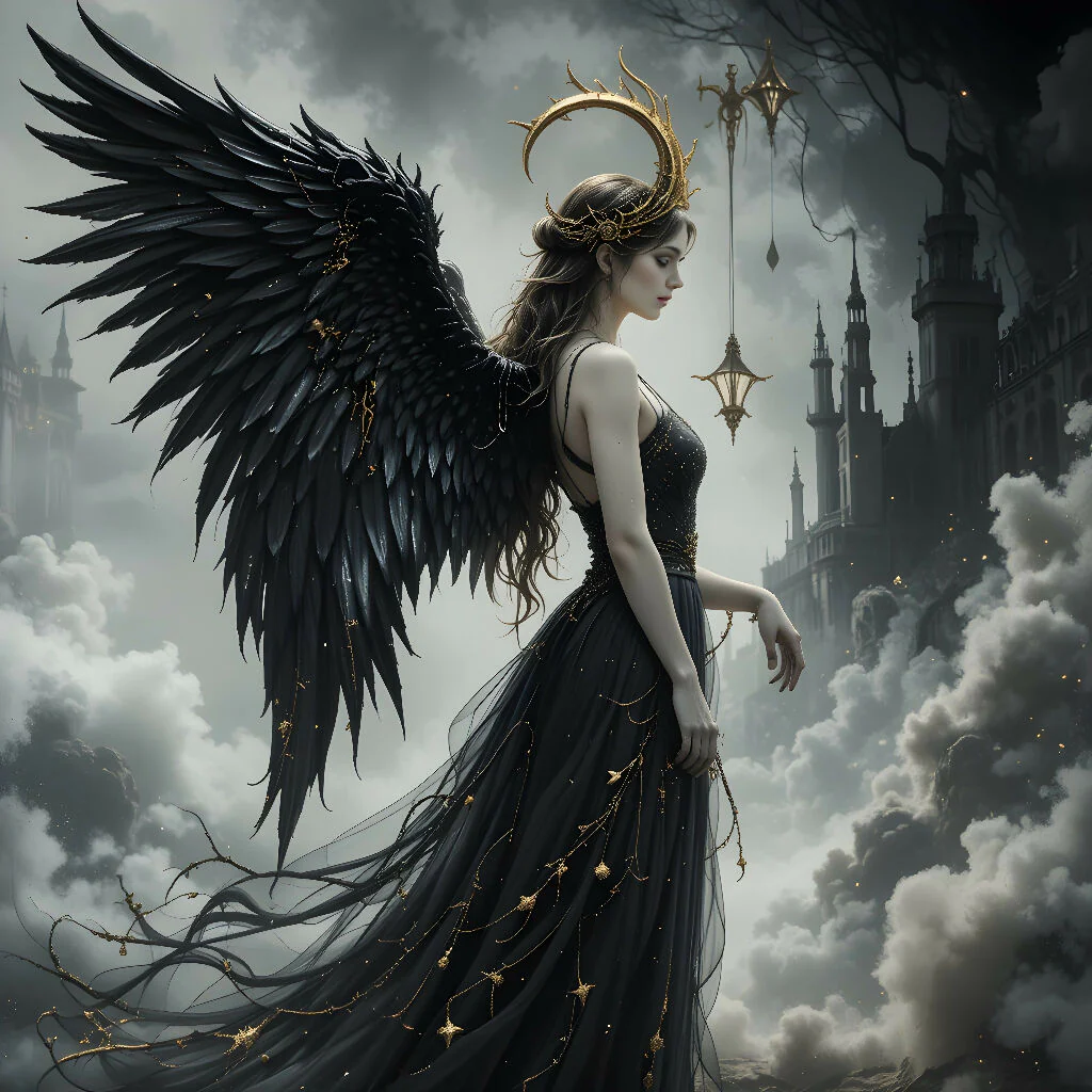 Black Wings Angel 01